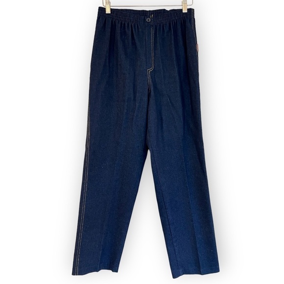 JORDACHE American Vintage 80’s High Elastic Waist Dark Wash Mom JeansSize 32 - Picture 4 of 10